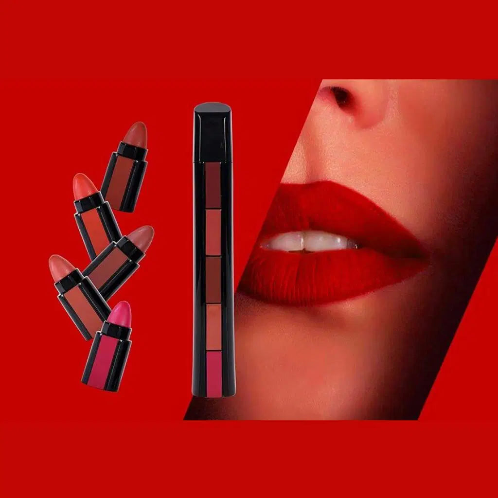 Bold Coverage Lipstick in Nude & Red - 1 Pcs