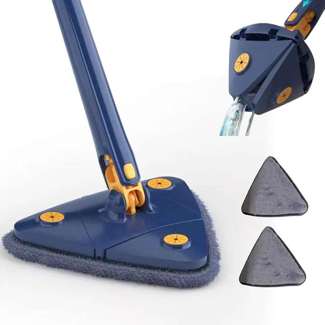 Blue Mop with Audible and Visual Indicators - 1 Pc Easy to Use and Foldable for Improved Air Quality