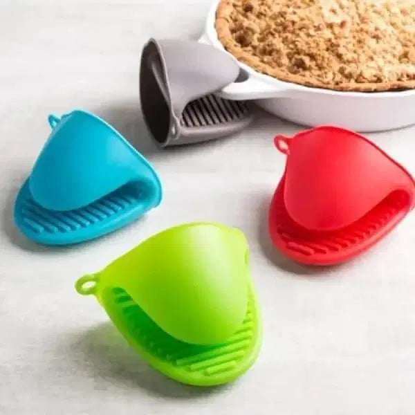 Multicolor Silicone Pot Holders - Set of 4 Pcs - Stylish and Functional Kitchen Accessory